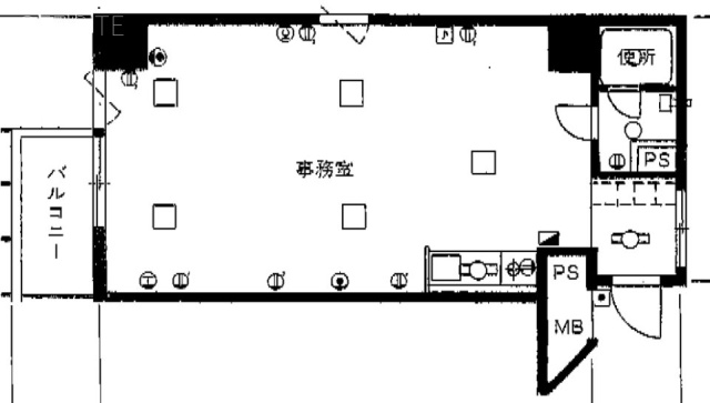 関内陽光ビル401 間取り図