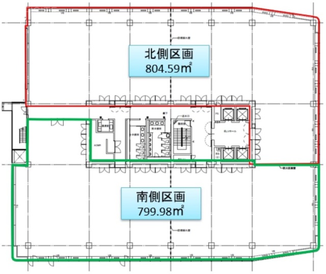 アーバンネット三田ビル北側 間取り図