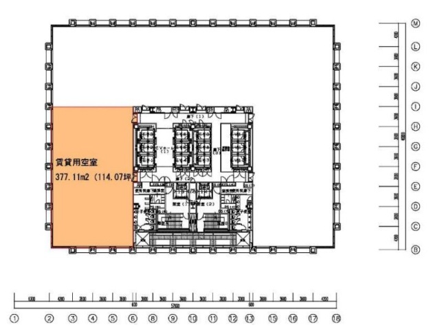 八重洲ファーストフィナンシャルビル18F 間取り図