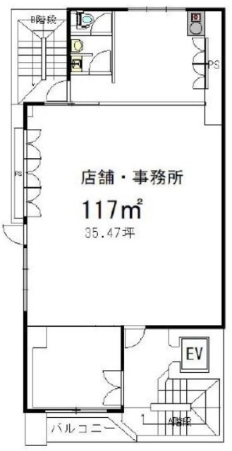 アイダビル津田沼4F 間取り図