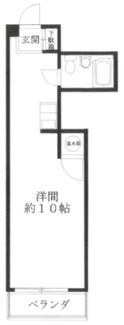 サンパティオ高田馬場510 間取り図