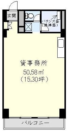 ユニオンビルヂング802 間取り図