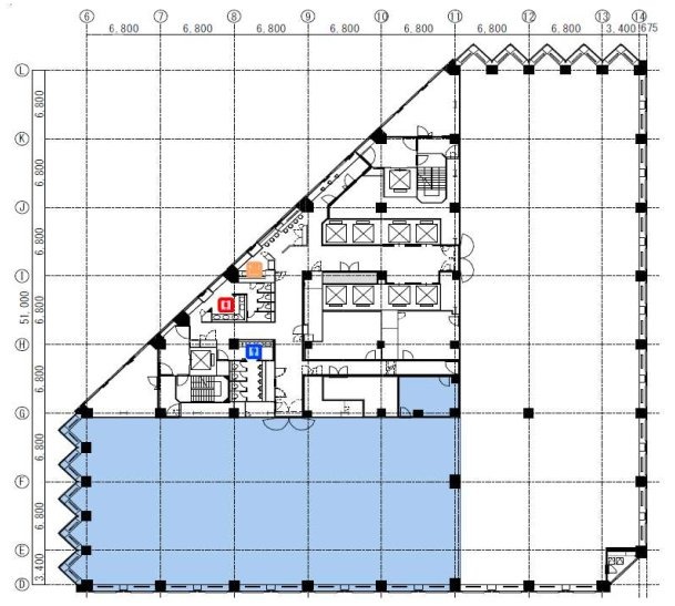 城山トラストタワー25F 間取り図