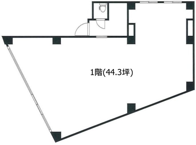 北誠ビル1F 間取り図