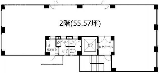 ヒキタカ飯田橋ビル2F 間取り図