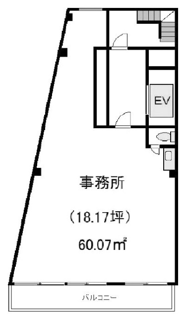 オクト森ビル5F 間取り図