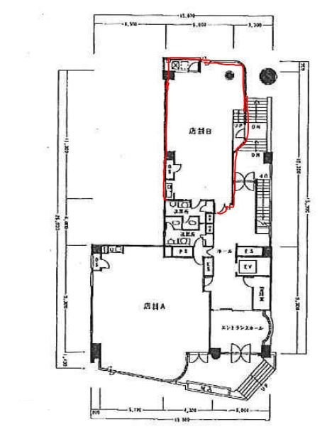 第一東商ビルB 間取り図