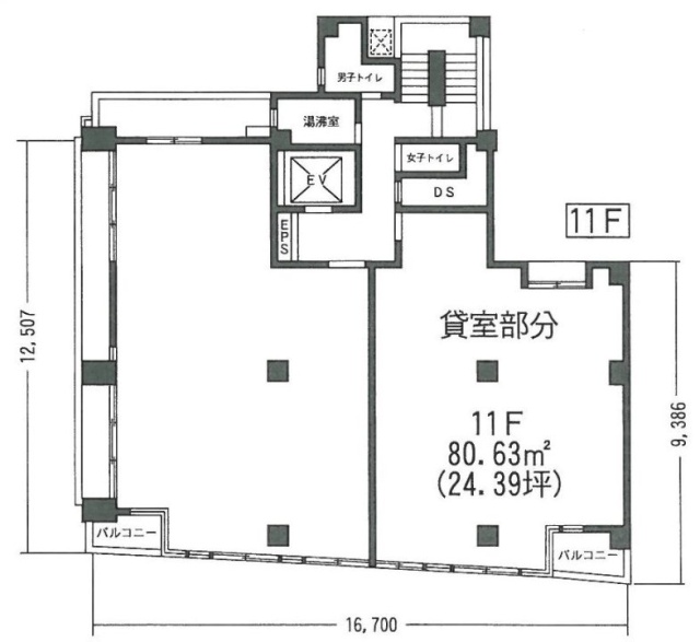 エイチ・アール・ネットビルB 間取り図