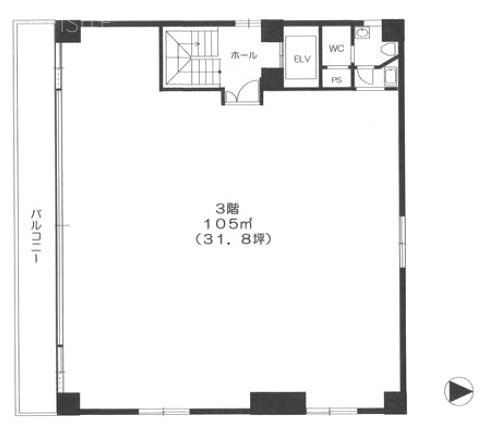 グラン水道橋3F 間取り図