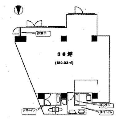 NTハイム富士見ビル1F 間取り図