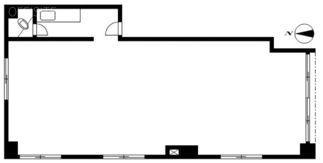 鈴木ビル1F 間取り図