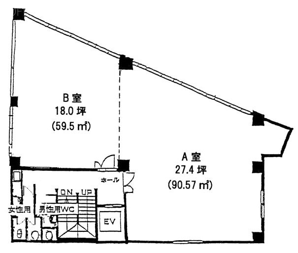 第一古川ビルA 間取り図