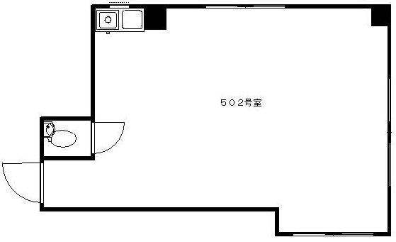 中江ビル502 間取り図