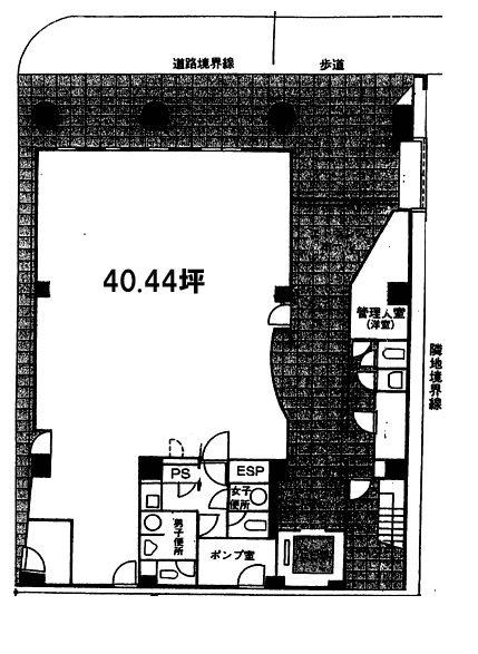 オゾン第1ビル1F 間取り図