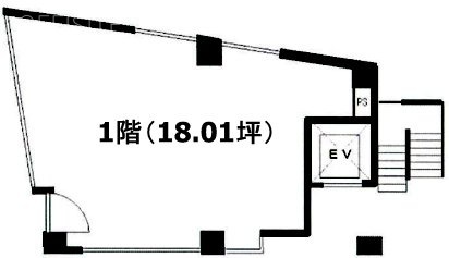 自由が丘アオキビル1F 間取り図