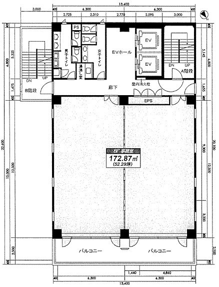 新横浜金子ビル8F 間取り図