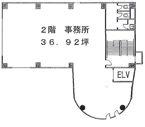 観世ビル2F 間取り図