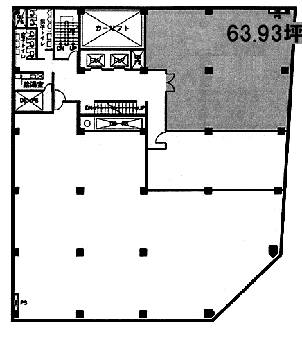 東京建物室町ビル3F 間取り図