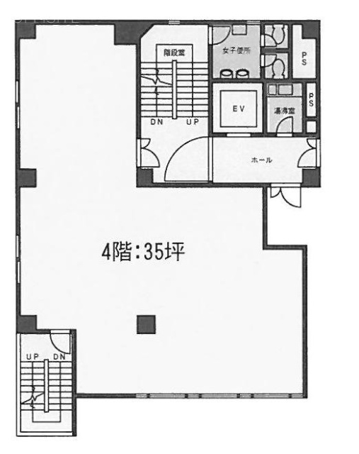 第2プレシーザビル3F 間取り図