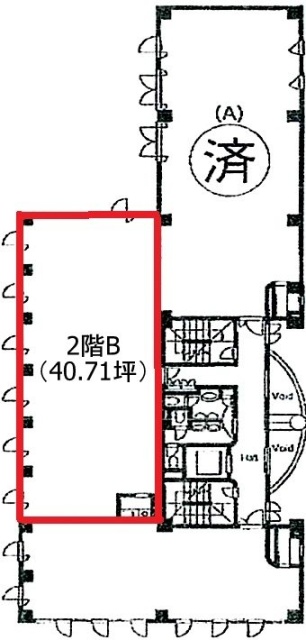 ルート上高井戸ビルB 間取り図