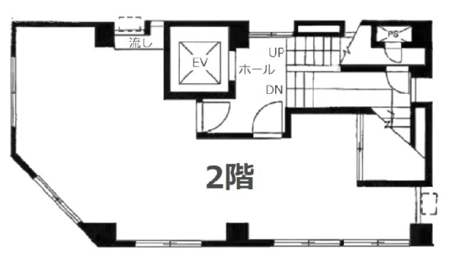 東京フジビル201 間取り図