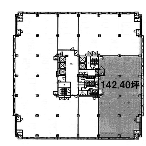 虎ノ門33森ビル6F 間取り図