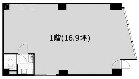 西春ビル1F 間取り図