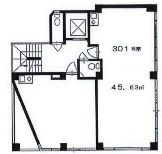 佐々木ビル301 間取り図