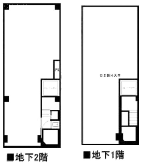 JLBグランエクリュ銀座B1F～B2F 間取り図