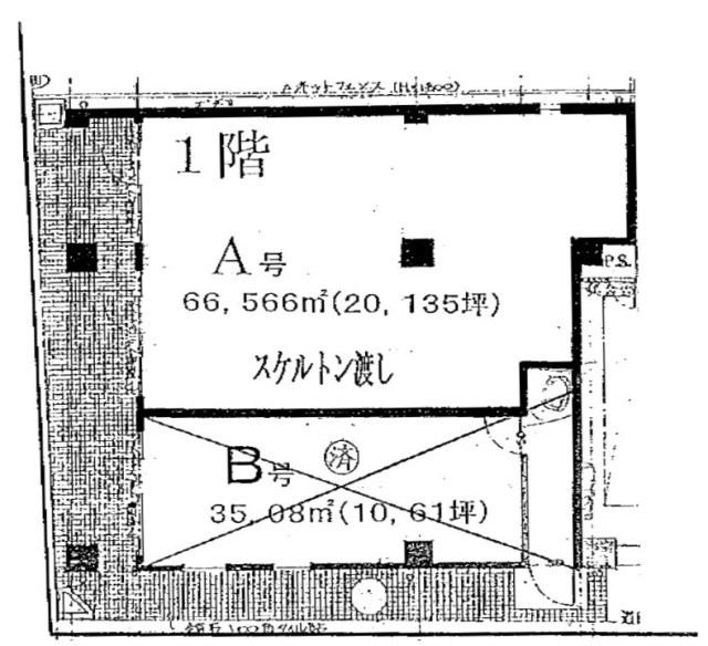 自由が丘ハイツアンドービルA 間取り図