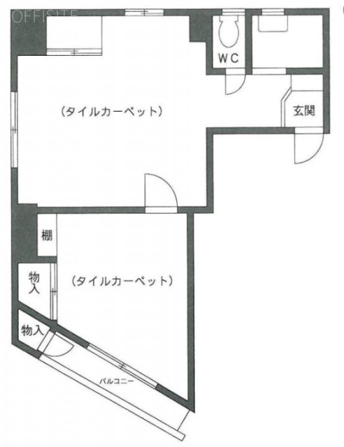 ストークビル道玄坂501 間取り図