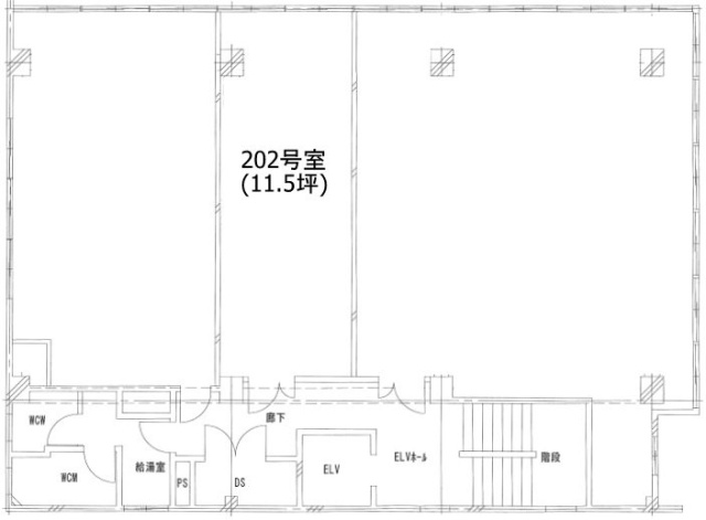 第1東ビル202 間取り図