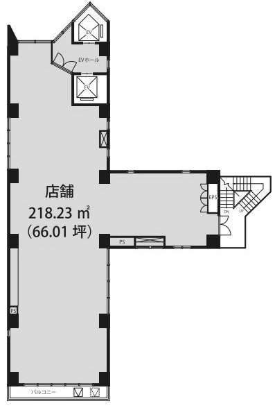 花川ビル6F 間取り図