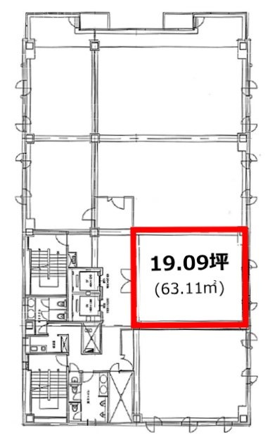 太田興産ビル新横浜3F 間取り図