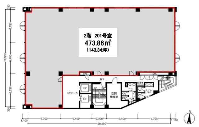 フジワラビル2F 間取り図