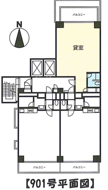 中川ビル901 間取り図