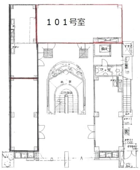 自由が丘テラスビル101 間取り図