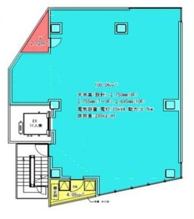 Harmonyビル7F 間取り図