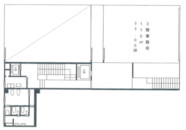 岩本町ビル3F 間取り図