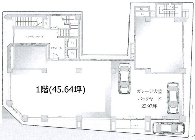 AIC共同ビル人形町1F 間取り図