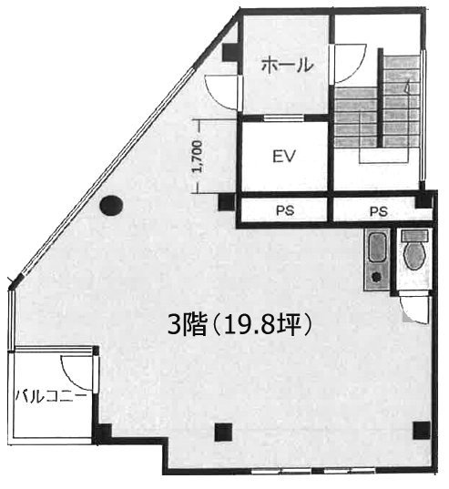 東英九段ビル3F 間取り図