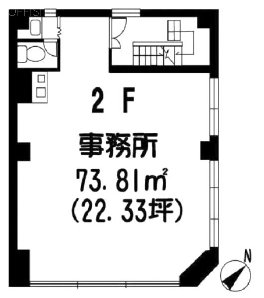 鈴木ビル2F 間取り図