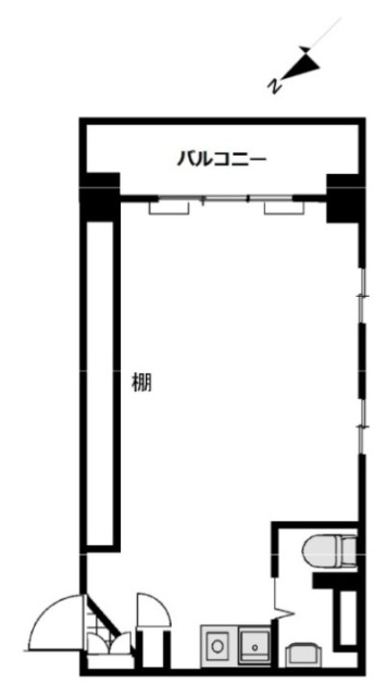 原宿第2コーポ408 間取り図