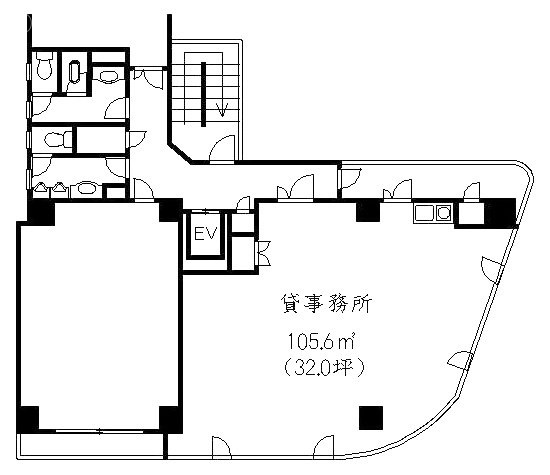 庚申(コウシン)ビル403 間取り図