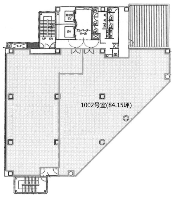 新四curumuビル1002 間取り図