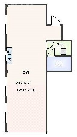 埼玉屋ビル1F 間取り図