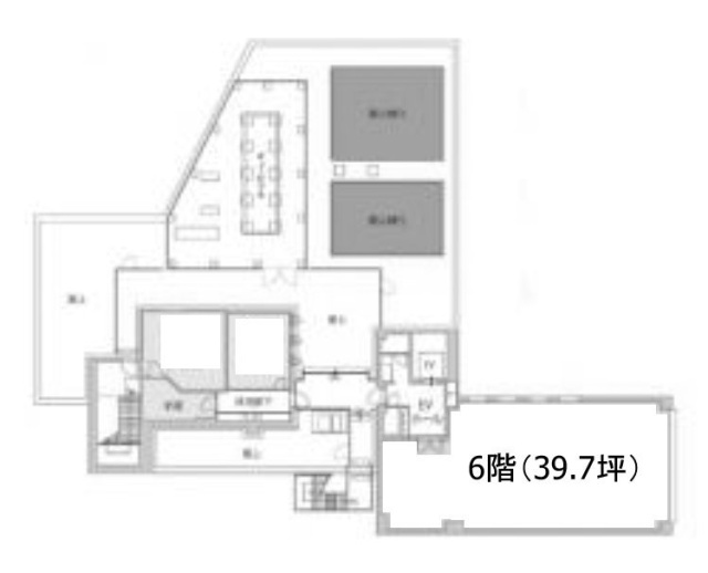 酪農会館ビル6F 間取り図