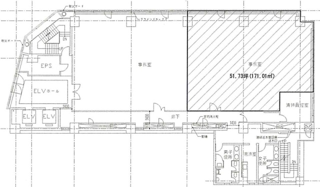 ヒューリック川崎ビル5F 間取り図