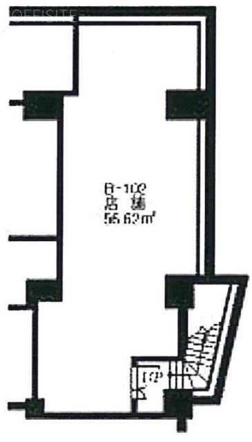 ライオンズプラザ伊勢佐木町通りビルB1-101 間取り図