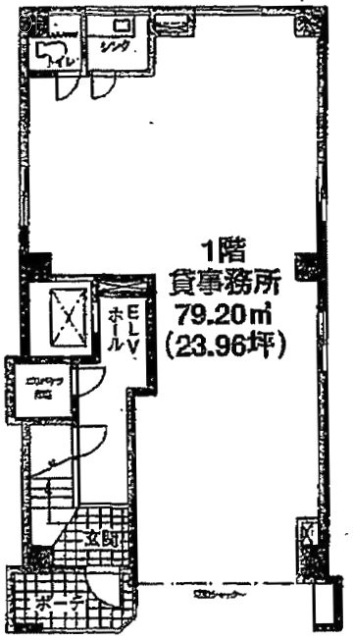 三弘(さんこう)ビル1F 間取り図